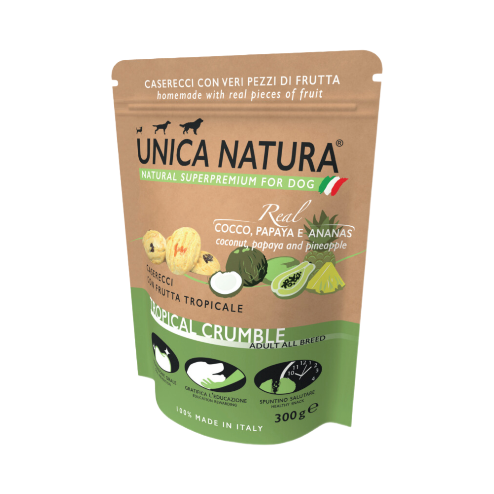 Unica Natura skanėstai šunims su tropiniais vaisiais